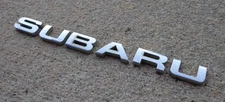 Subaru rear emblem letters badge decal logo Impreza Outback Forester OEM Genuine