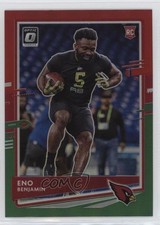 2020 Panini Donruss Rookie Optic Preview Red & Green Prizm Eno Benjamin 12b2