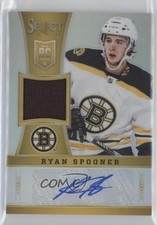 2013 Panini Select Rookie Jersey Silver Prizm 18/99 Ryan Spooner #270 Auto xp6
