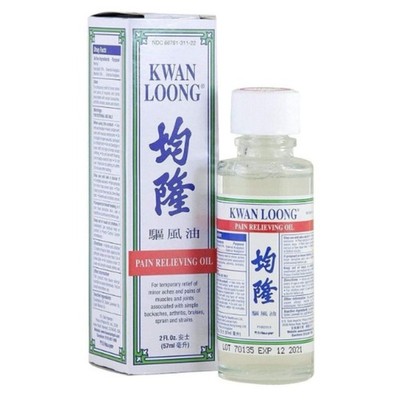 Kwan Loong Medicated Massage Oil for Pain Relieving 2 oz/57ML-Exp:27/8/31