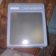 Simon SVS 5822 Desktop Slide Viewing System 2x Magnification Gray Booster Bright