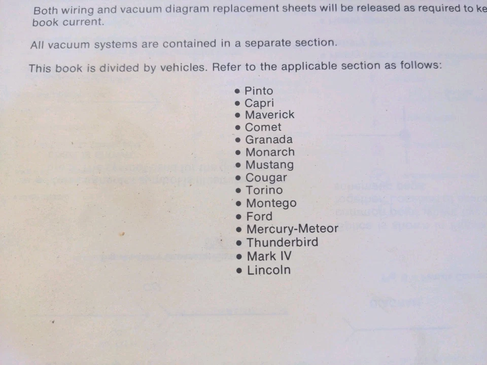 Lincoln Mark IV 1975 4 cuatro diagramas de cableado manual de servicio gran formato Foto 2 de 4