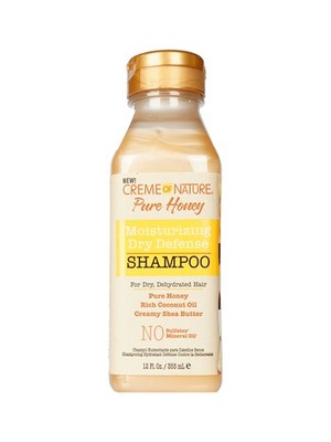 Creme of Nature Pure Honey Moisturizing Dry Defense Shampoo 12 OZ