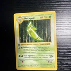 Metapod 54/102 Common Base Set Shadowless Pokemon 1st Edition Lightly Played