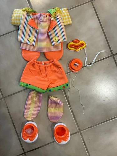 Cabbage Patch Kids Doll Cpk Circus Clown Costume Clothes 1986