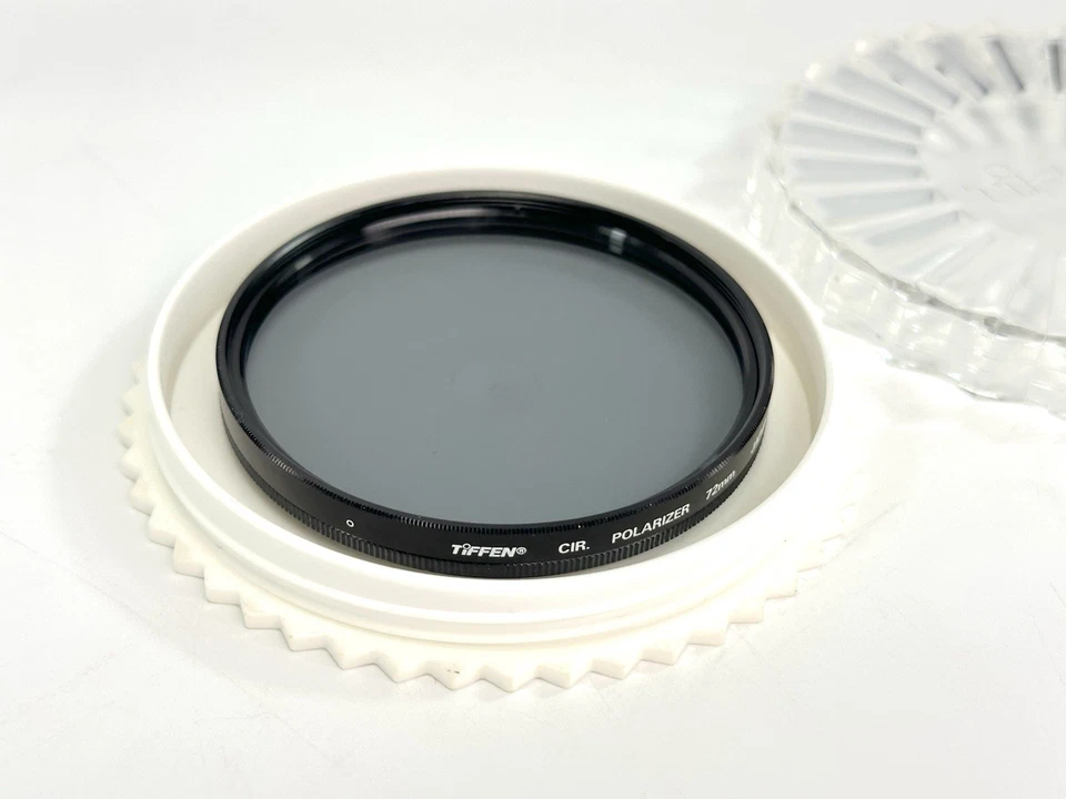 TiFFEN 72mm Circular Polarizer CPL Glass Lens Filter P-CL 72 mm PL-C E72 E-72 - Image 2 of 4
