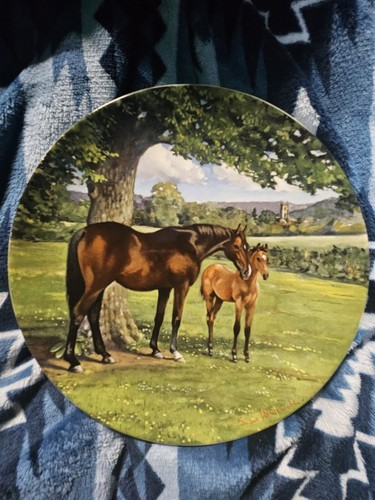 Spode 1988 English Thoroughbred Collector Plate Noble Horse Earthenware