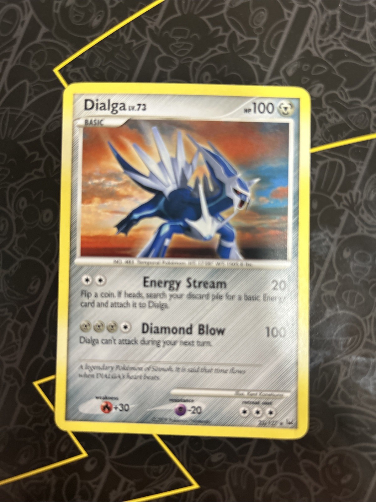 Dialga 23/127 Pokemon TCG Platinum Base Set Rare Lightly Played