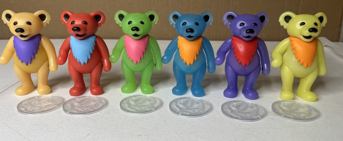 Super 7 Grateful Dead Dancing Bears Glow In the Dark Action