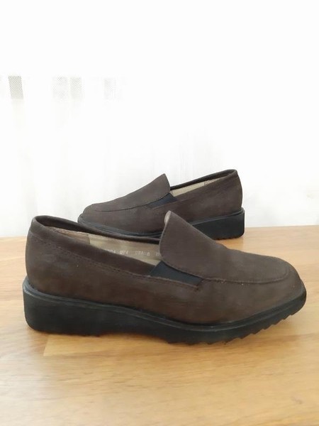 Women Clarks Heels Brown 37 #7CFN