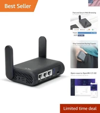 Versatile GL-A1300 Pocket Router - Advanced VPN & Network Features for Travelers