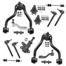  15pcs Suspension Kit Front Upper Control Arms and Lower Ball Joint/Tie Rod 