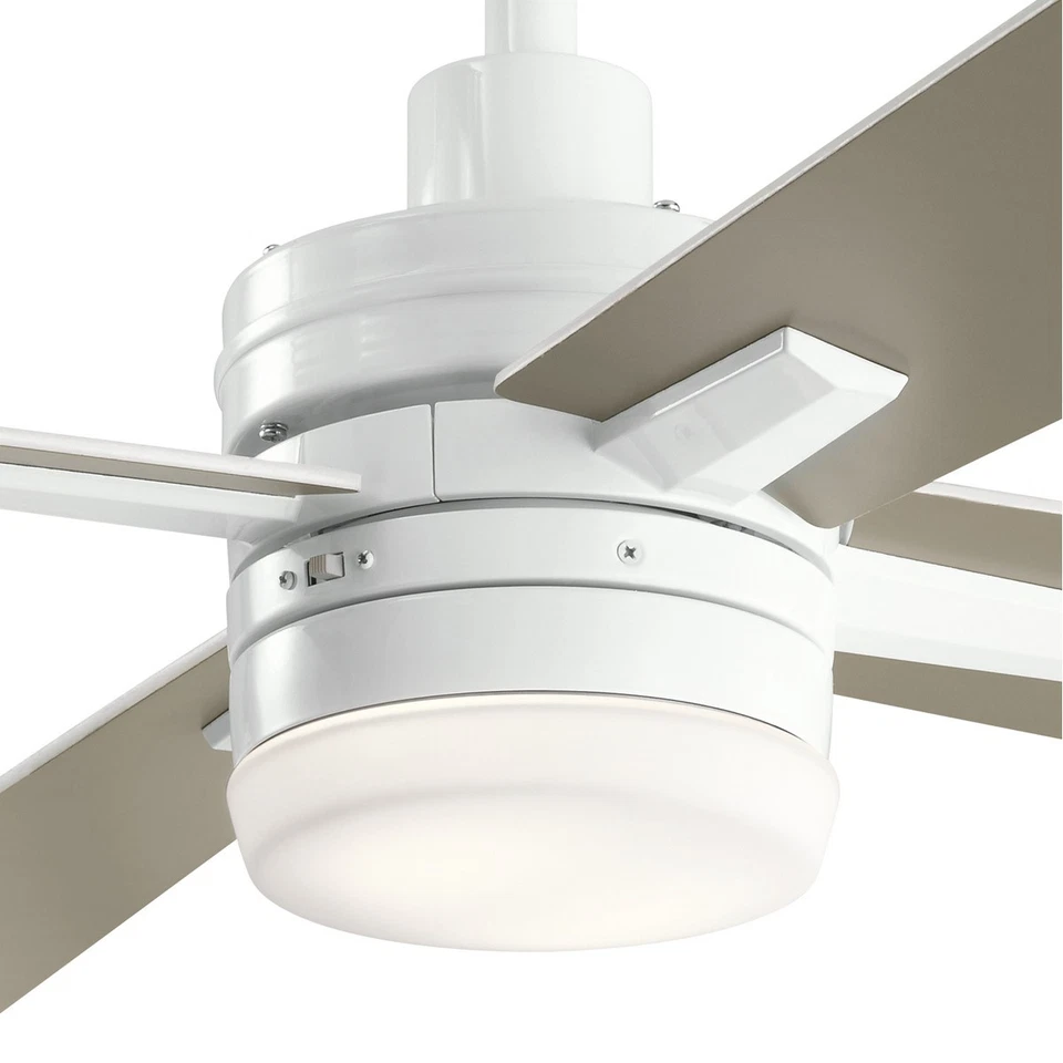 Kichler Lighting 330140WH Lija 52 inch White Ceiling Fan - Image 4 of 4