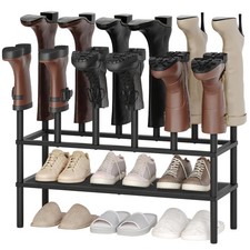 Free Standing Shoe Rack, Boot Rack Organizer for Tall Boots, Boot Organize