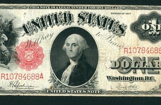 $1 1917 United States Note Legal Tender Sawhorse DAILY CURRENCY AUCTIONS