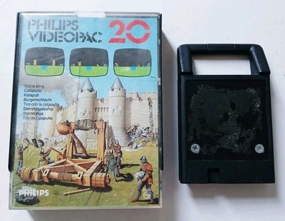 STONE SLING PHILIPS VIDEOPAC G7000 COMPUTERSPIEL 20 NR.20 BOXED KOMPLETT GETESTET