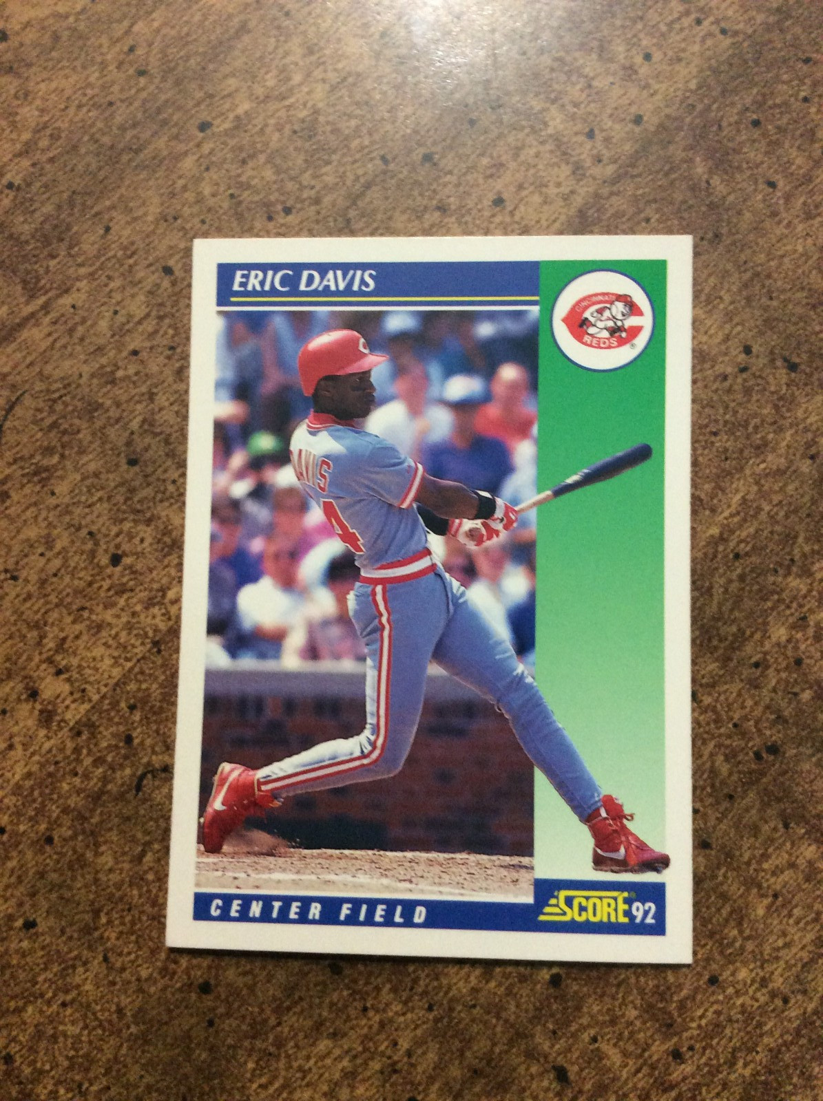 1992 Score #44 Eric Davis, Reds     nm  ib