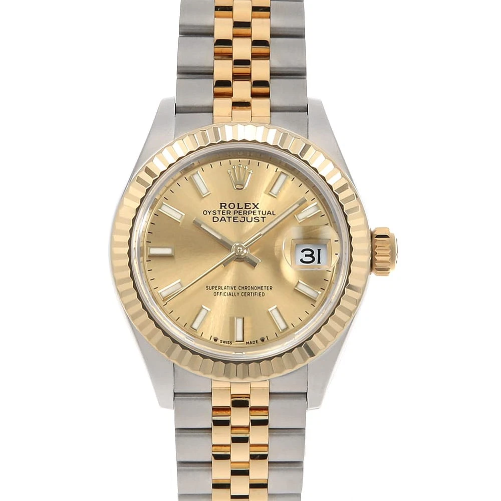 Rolex — ROLEX Datejust 28 279173 Champagne Bar 5 Rows Jubilee Bracelet Random Number...