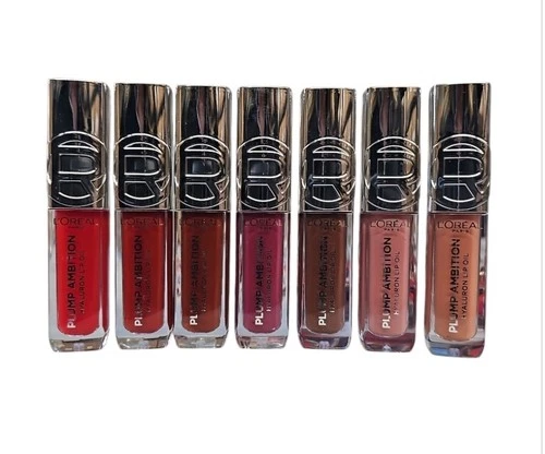 L'oreal Plump Ambition Hyaluron Lip Oil 24HR Care CHOOSE SHADE *See Discounts deal from eBay