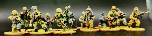 Painted ful set Fallschirmjager Bolt Action Germany paratroopers WWII - Picture 2 of 24