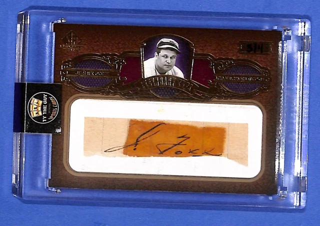 2007 SP Legendary Cuts Baseball - Legendary Jimmie Foxx #3/4 (AU) (HOF)