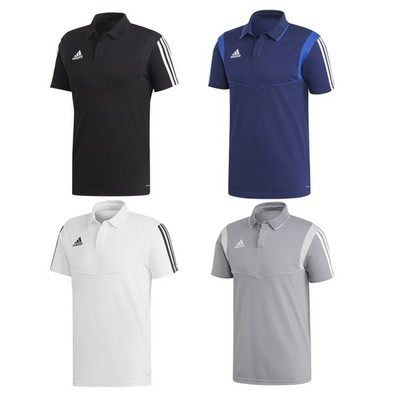 Adidas Tiro 19 CO Poloshirt Herren Kurzarm Sport Freizeit Blau Weiß Schwarz Grau
