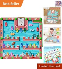 Magnetic Alphabet Maze Montessori Wood Puzzle Toddler Learning Toy Ages 2-4