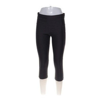 H&M Sport, Sportleggings, Größe: M, Schwarz/Orange, Elasthan/Polyester #RbJ