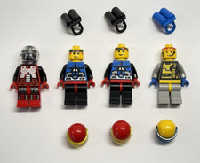 Lego Spyrius Unitron Minifigure Lot - 4 Vintage Space Figures Kartofski Chief