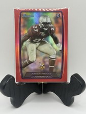 Xavier Rhodes 2013 Bowman Rookie Red /199 #158 Free shipping