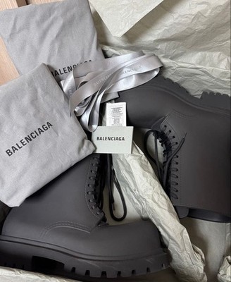 Men 8.0US BALENCIAGA Steroid Boots Black Limited Edition VHTF