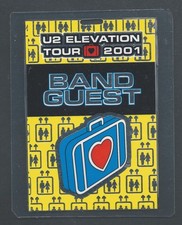 Pass backstage U2 Elevation Tour 2001