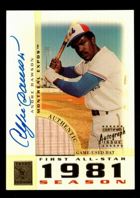2003 Topps Tribute Perennial All-Star Edition - Relics Andre Dawson #ASA-AD...