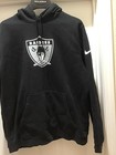 Nike NFL Raiders Hoodie Sweatshirt + Hat. New Condition