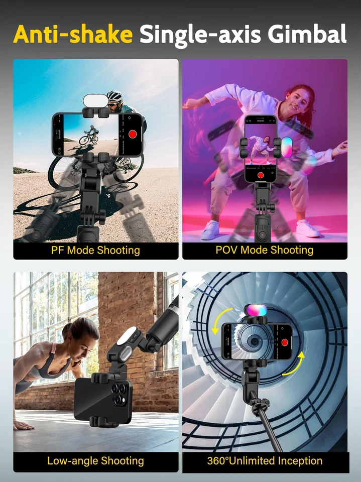 Auto Face Tracking Tripod 360 Rotation for iPhone Android,Phone Stand Follow ... - Image 3 of 4