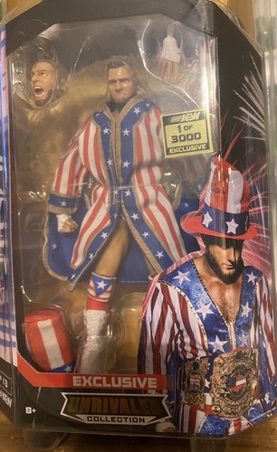 Figura de acción AEW inigualable MJF rojo blanco y azul 4 de julio 1/3000 con sombrero de copa Sp - Imagen 3 de 3