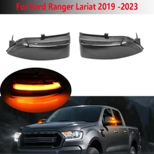 DYNAMIC LED MARKER MIRROR TURN SIGNAL LIGHTS FOR FORD RANDER LARIAT 2019-2023