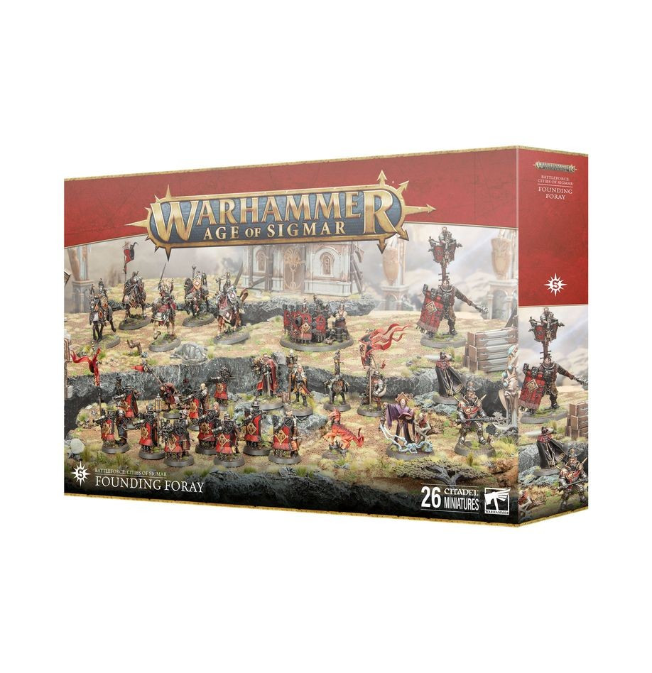 CITTA' DI SIGMAR incursione fondatrice FOUNDING FORAY BATTLEFORCE forza da batta