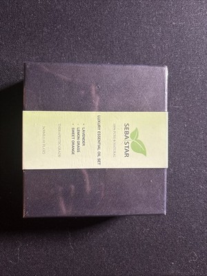 Luxury Essential Oil Kit by Seba 100% Pure Therapeutic Grade Essential Oil 30ml