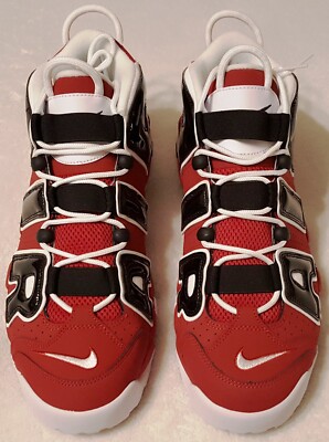 Nike Air More Uptempo Bulls '96 Red Toro Mens Size 12 New with Box
