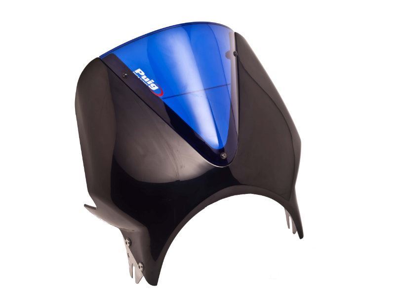 Puig Black Fairing With Blue Vision Screen Suzuki GSX 1400 2001-2006