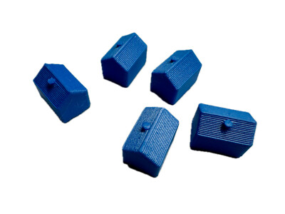 Ersatzteil CASA MONOPOLY dunkelblau 3D gedruckt Gesellschaftsspiel Tisch Freunde