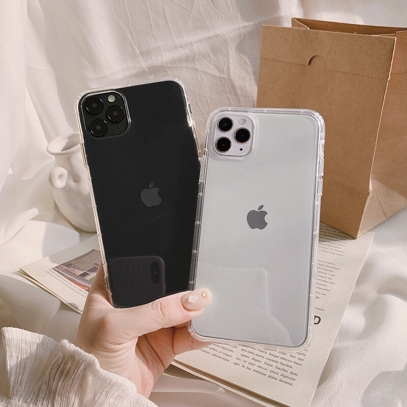 Ultra-Thin Soft Silicone Clear Phone Case for iPhone 14 13 12 11 X 8 7 SE-image