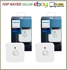Philips Hue Wireless Battery Powered Smart Motion Sensor, 2-pack