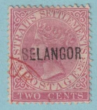 MALAYA - SELANGOR 8  USED - NO FAULTS EXTRA FINE! - MZB