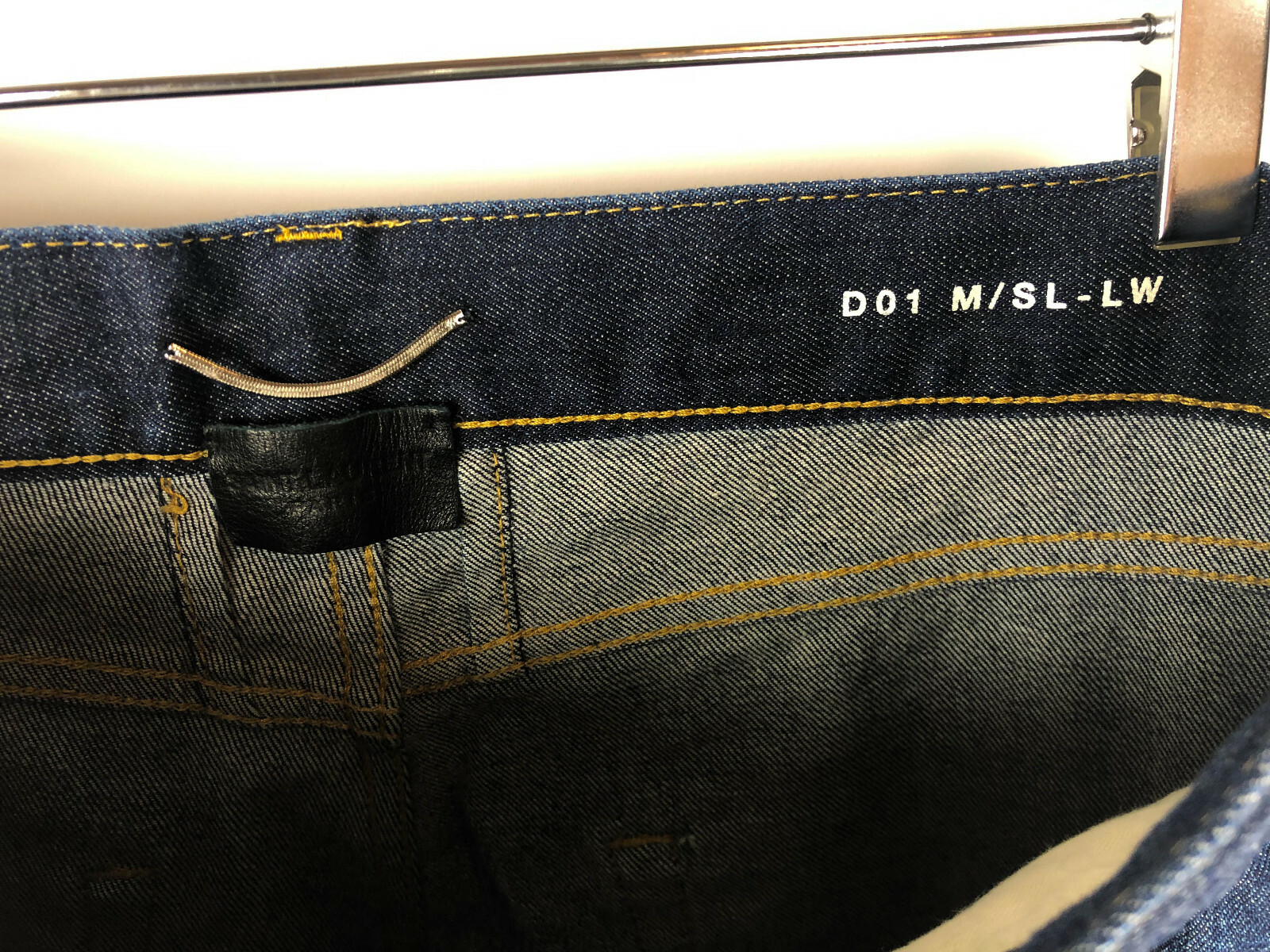 Jeans SAINT LAURENT PARIS D01 SL LW slim blu lavaggio medio uomo 33