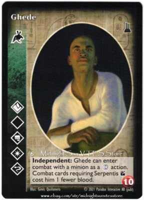 Ghede Followers of Set (The Ministry) The Unaligned Kickstarter V:TES VTES CCG