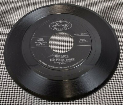THE PIXIES THREE - BIRTHDAY PARTY // OUR LOVE - 1963 7'' VINYL SINGLE (TY-773)