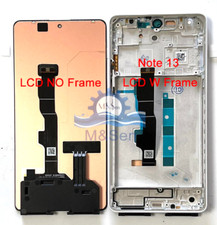 For Xiaomi Redmi Note 13 5G LCD Display Frame Touch Screen Panel Digitizer Frame