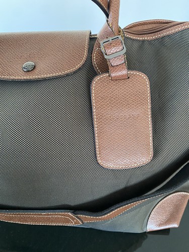 Longchamp Boxford XL Gym Unisex Bag Leather Trim Luggage Bag - Picture 8 of 22